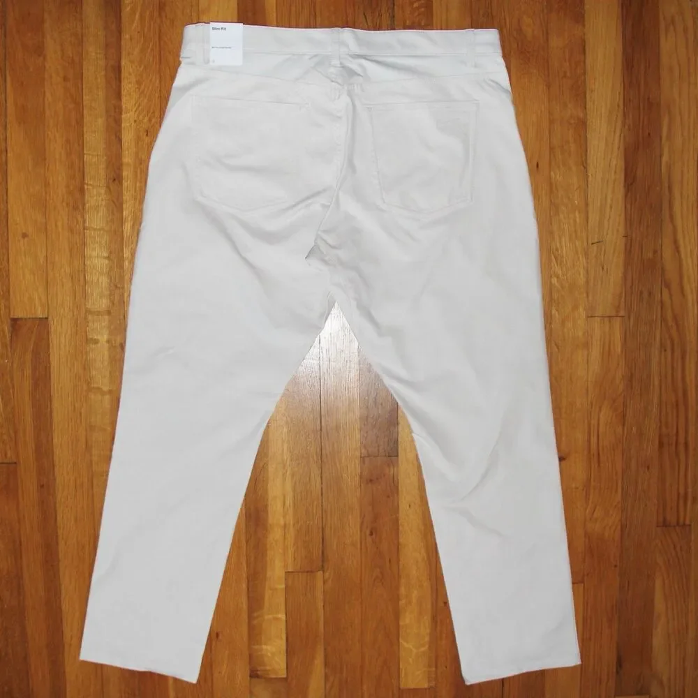 Nike Tour Repel 5-Pocket Golf Pants 36x30 Light Orewood Brown Slim Fit